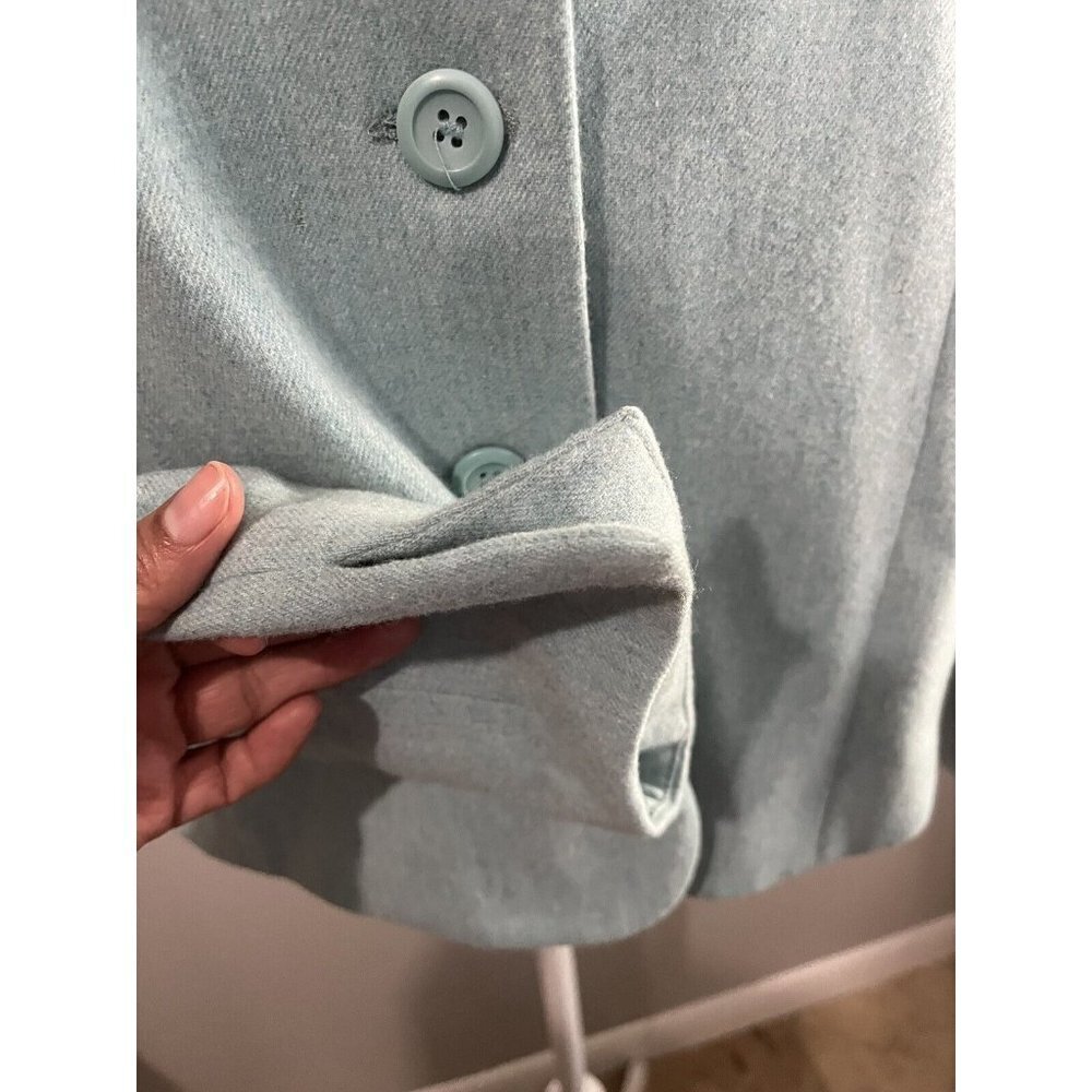 Pendleton Virgin Wool Mint Green Jacket Size 12 - image 5